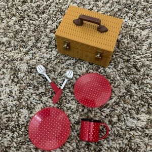 American Girl Doll picnic set